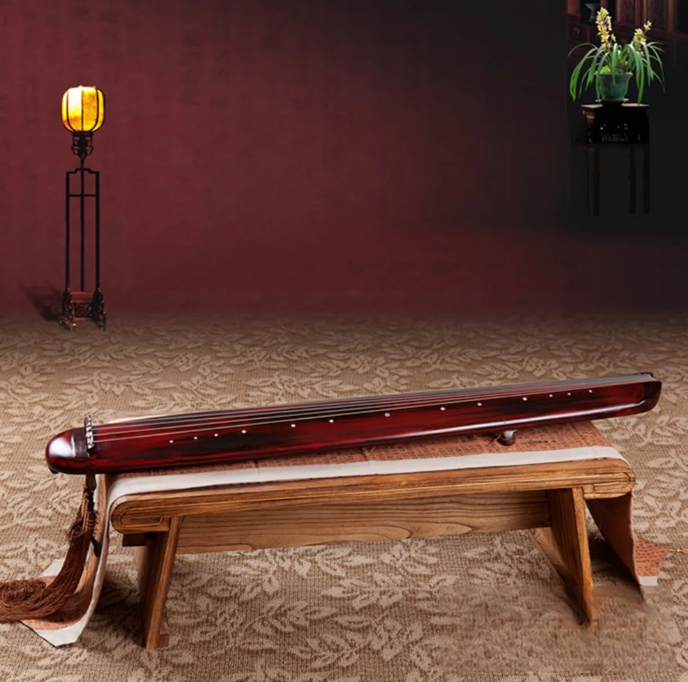 

Guqin Chaos style Purely handmade old paulownia wood for professional performance