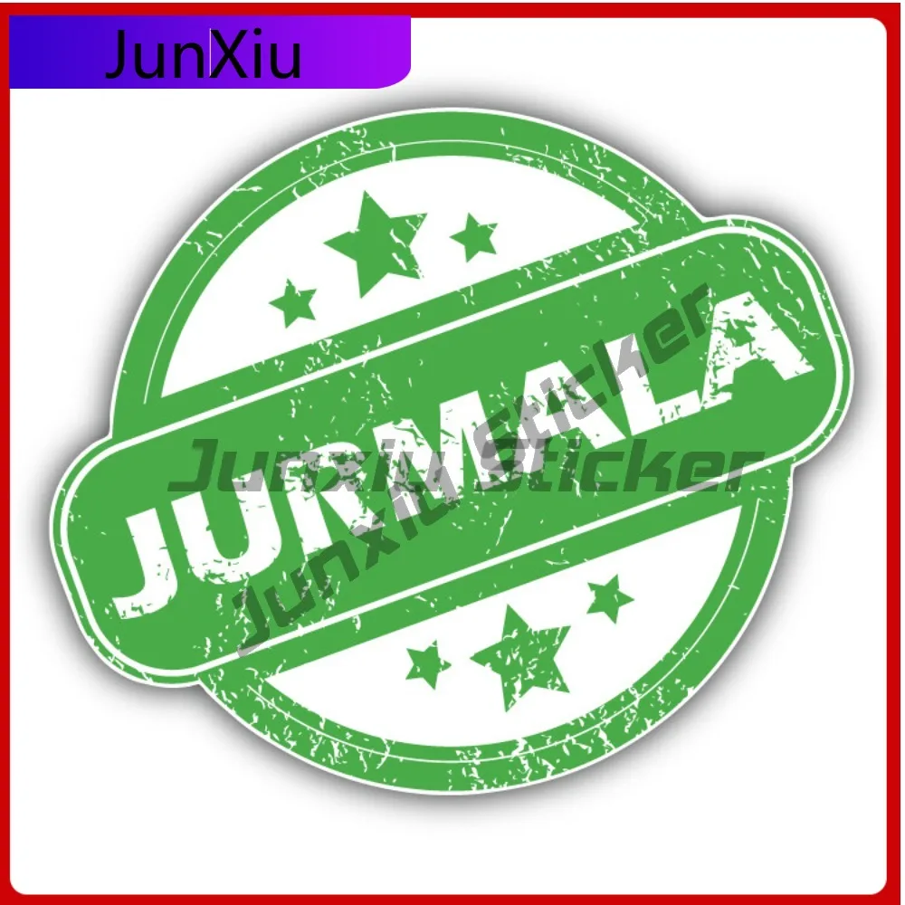 

Jurmala Creative Sticker Travel Stamp Car Decal Bumper Stickers - ''Sizes'' Anime Style SUV Use For Ca Automotive Decor Anti