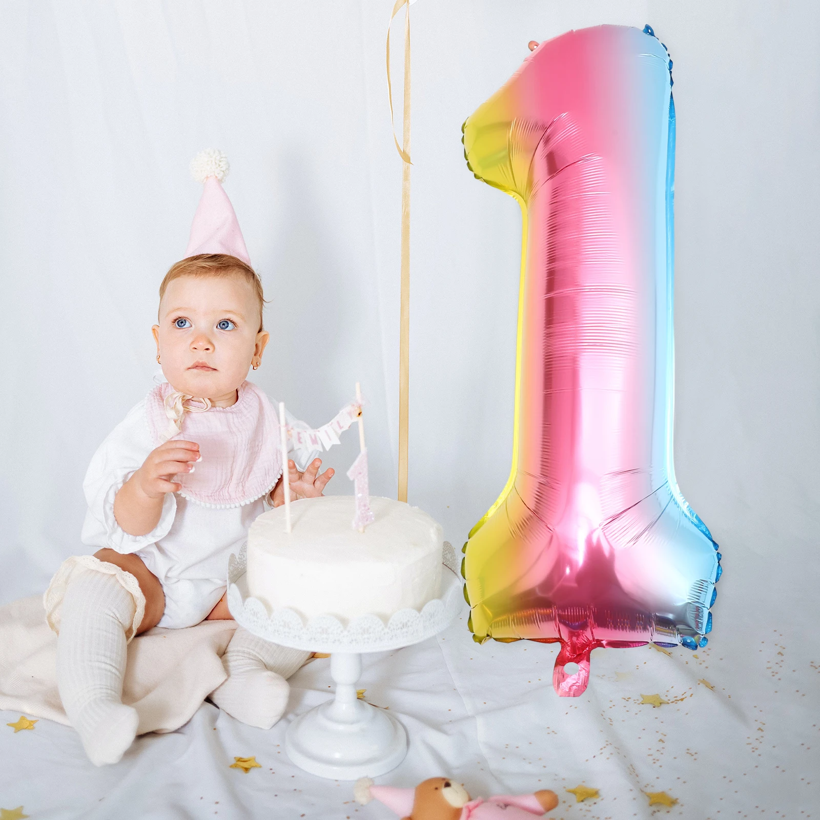 

40 Inch Party Decorations Birthday Number Balloons Gold Silver Aluminum Foil Birthday Party Decorations Festive Balloon Props