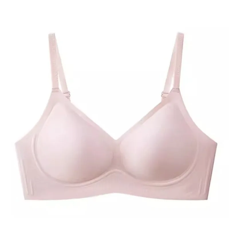 

Ladies Cool Touch Wireless Bra Small-Chest Shaping Dual-Lobe Support Invisible Smooth Comfort Bralette Plus Size M-XL Daily Wear