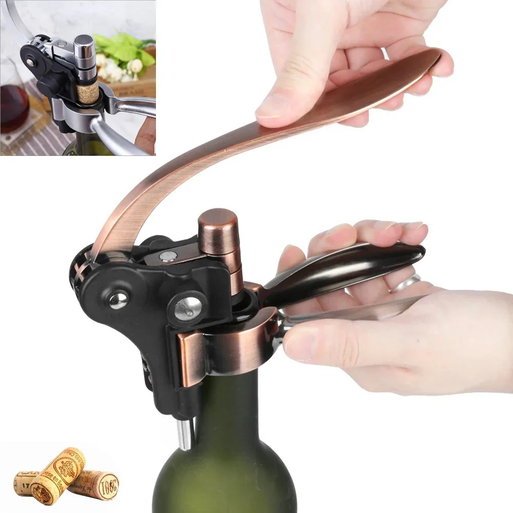 

Red Wine Rabbit Head Bottle Opener Wine Stopper Bottle Opener Zinc Alloy Barware Rabbit-Shaped Wine Opener Bottle Opener