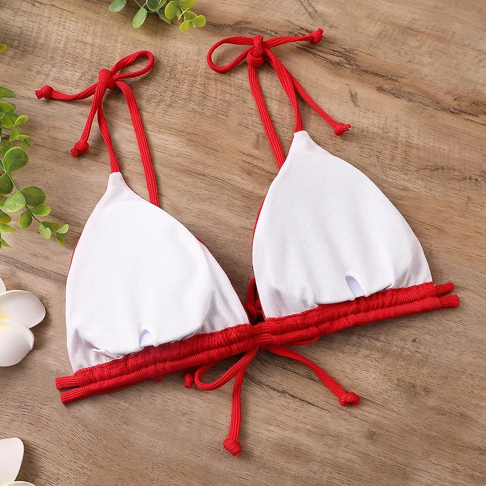 Bikini damski letni kostium plażowy brazylijski strój kąpielowy 2023 seksowne damskie gorące wiosennya strój kąpielowy Biquini