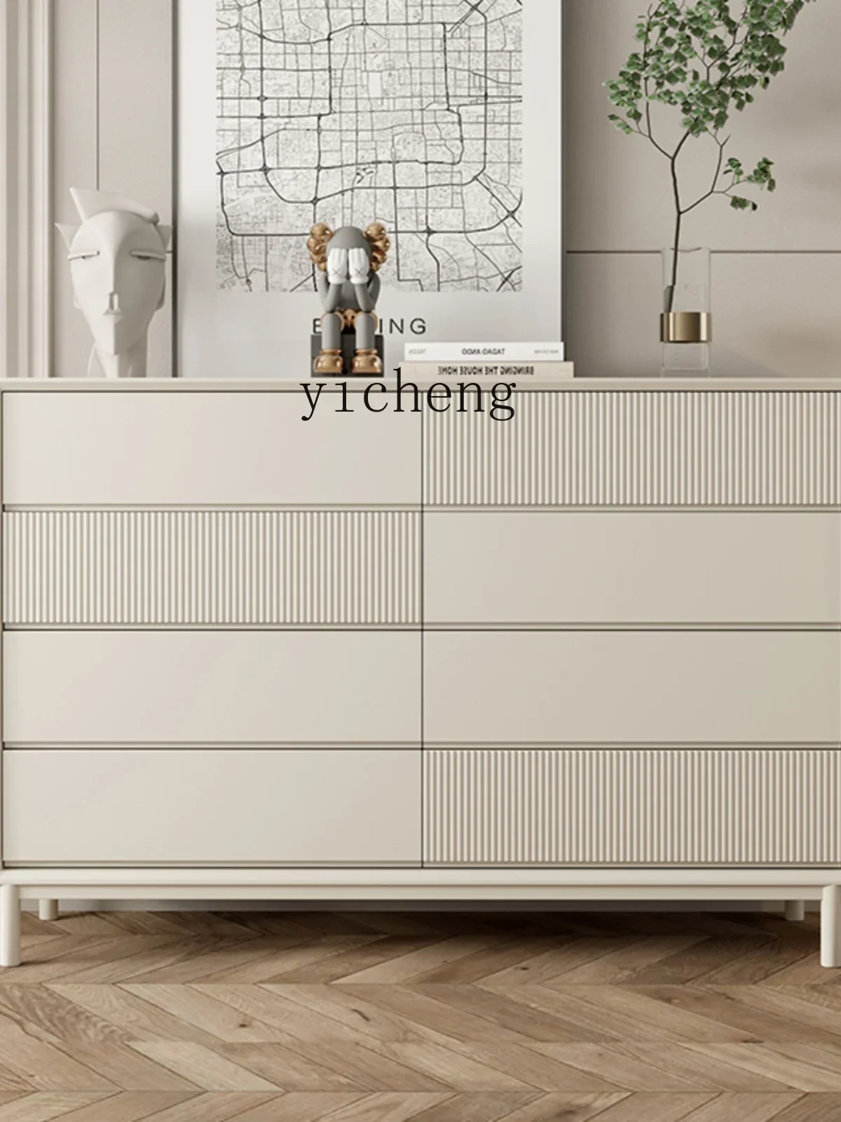 b9.21-Affordable Luxury Style Spares Cabinet Entrance Storage Cabinet Bedroom Living Room Drawer Locker Home Large Capacity