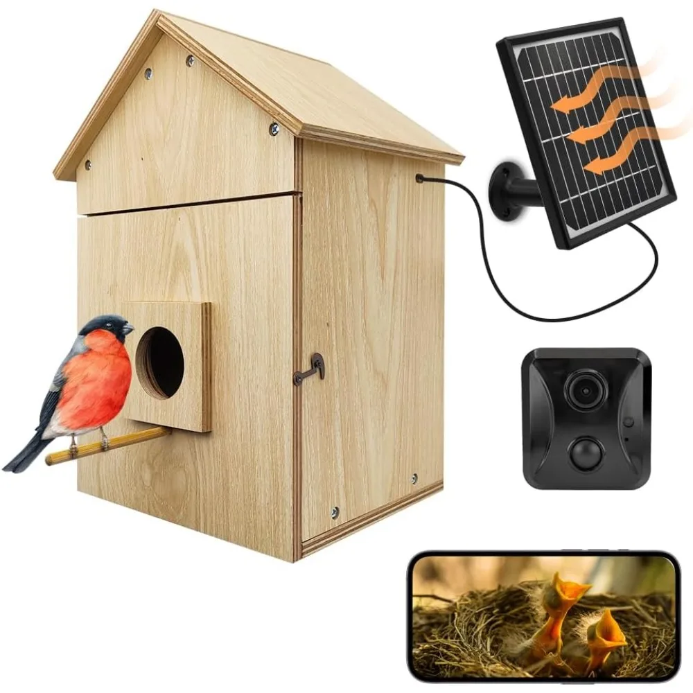 Bird House With Wif… - image