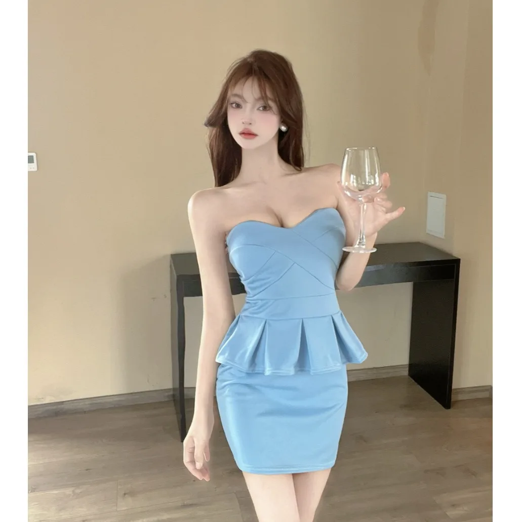 مثير Strapl التفاف حول Bodycon Dr المرأة Svel عالية الخصر الحرير البوليستر الصيف Faion Ele ort تنورة