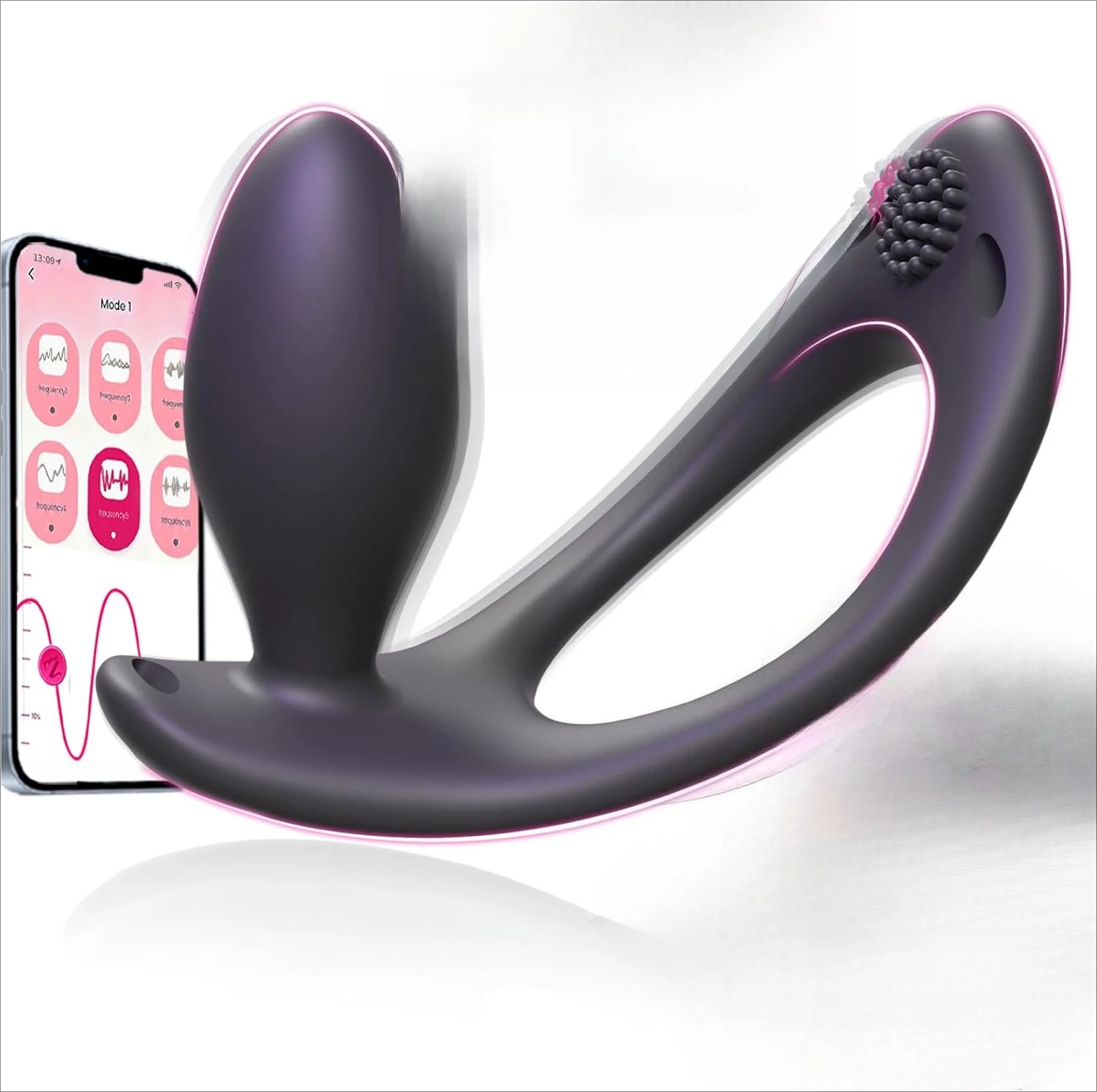 2026 New Upgrade Strap On Vibrating Anal Butt Plug, Hands Free Male Women Couples Adult Anal Sex Toys, App Pros