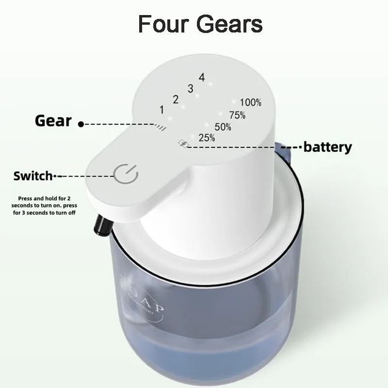 automatic-soap-dispenser-electric-4-level-adjustable-gel-dispenser-usb-rechargeable-touchless-foaming-dispenser-home-supplies