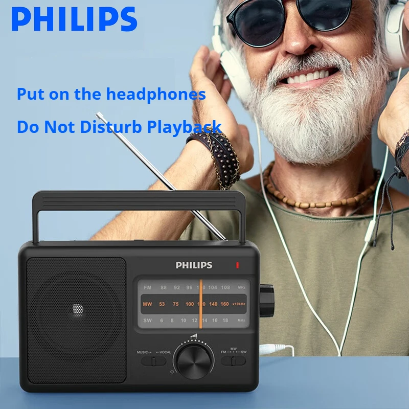 philips-tar2368-portable-radio-fm-mw-sw-multi-band-support-power-cord-and-battery-powered-radios-elderly-voice-recorder-speakers