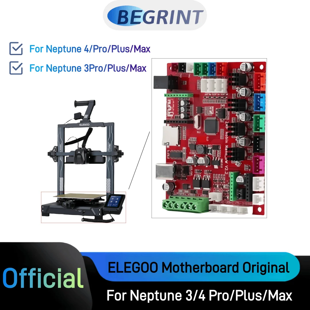 

ELEGOO motherboard Original 3D printer parts for Neptune 3 Pro/3 plus/3 Max /Neptune 4/4 pro/4 Plus/4 Max New official