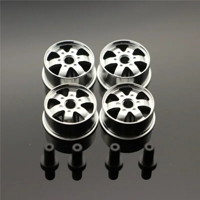 

Middle Diameter Lightweight Wheels Self-made Parts For Tamiya MINI 4WD Colored Wheel w/Aluminum Disc L004 1Set /lot