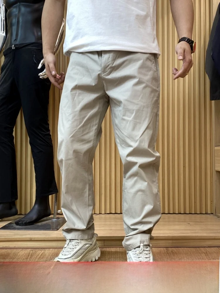 

Men's Comfortable Straight Leg Casual Pants Lenzing Lyocell Cotton Linen Blend Spring Summer Commute Fashion Breathable