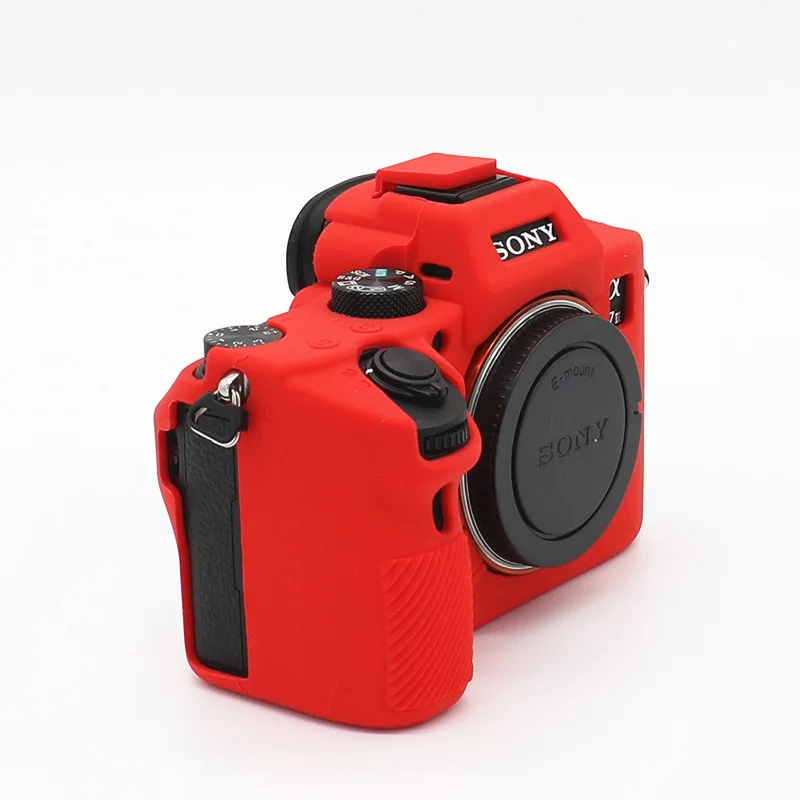 Casing pelindung badan silikon lembut, tas Video pelindung badan untuk Sony A7 III A7III A73 A7RIII A7R3 A7R Mark III A7RM3