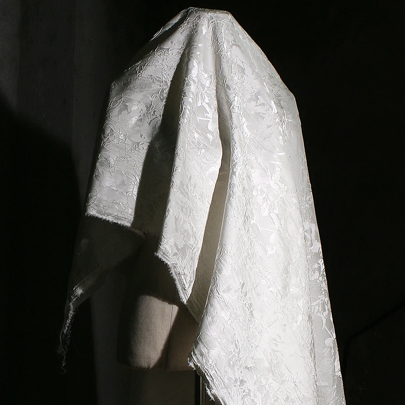 

Жаккардовая ткань с узором текстурная Вышивка атласная одежда в китайском стиле Дизайнерская одежда ткань для шитья материал по метрам