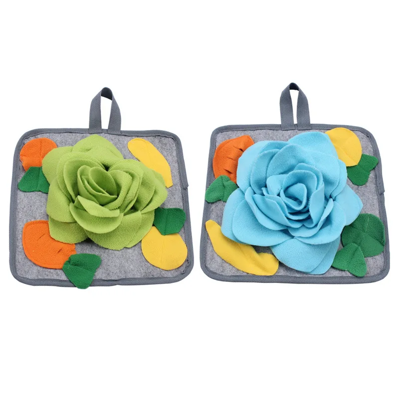 

Pet Snuffle Mat For Dogs Rabbit Pet Feeding Foraging Trainingpad Bunny Blanket Toys Puzzle Dogs Toy Noseslow Dispenser Rabbit