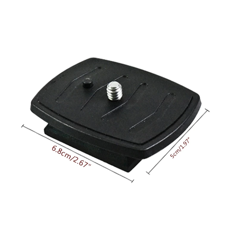 Tripod Pan for Head, 360° Rotation 90° Tilt 3-D Tripod for Head 3/8" Thread 1/4"
