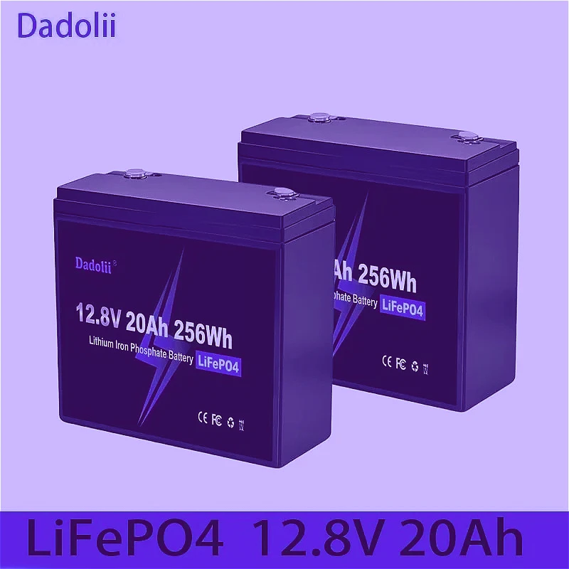

New 12V 20Ah LiFePo4 Battery Lithium Iron Phosphate 12V LiFePo4 Rechargeable Battery for Kid Scooters Boat Motor No Tax