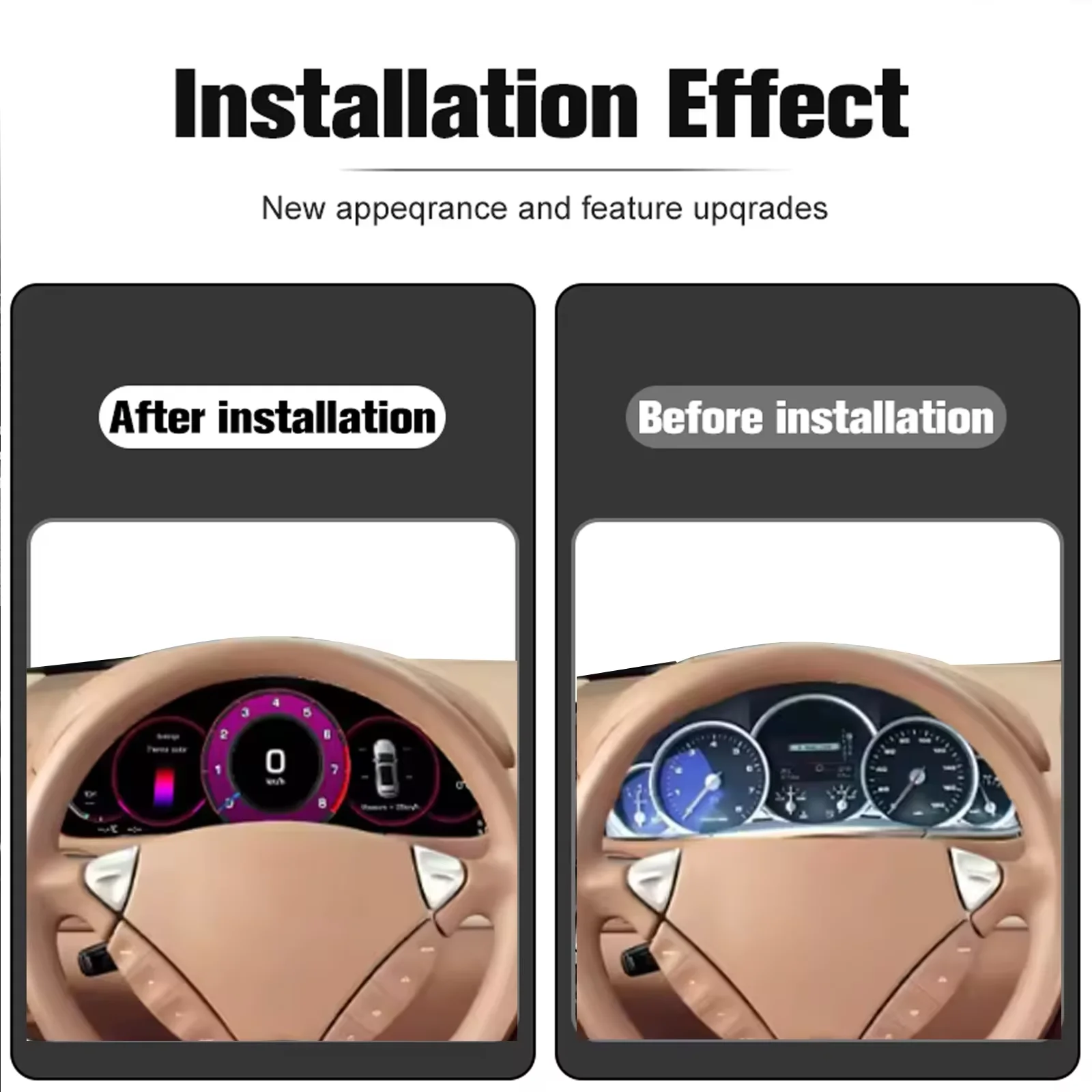 Digital Virtual Cockpit LCD Screen Panel For Porsche Cayenne 991 2012 Multifunctional Instrument Cluster Dashboard Speedometer