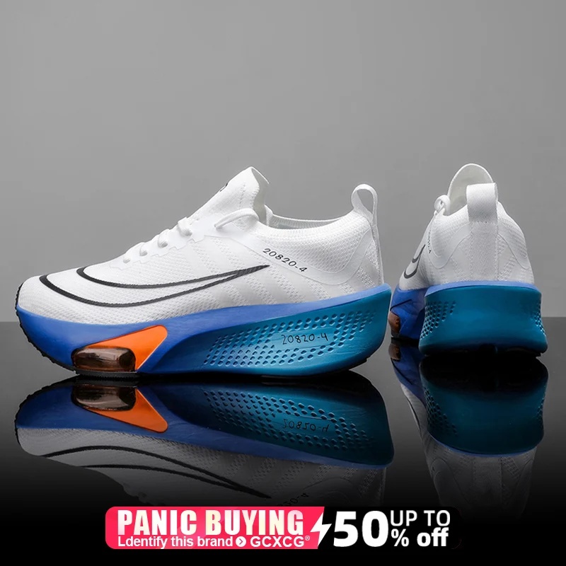 

Кроссовки специальные на воздушной подушке марафонские мужские спортивные дышащие легкие женские удобные спортивные нескользящие кроссовки ﻿