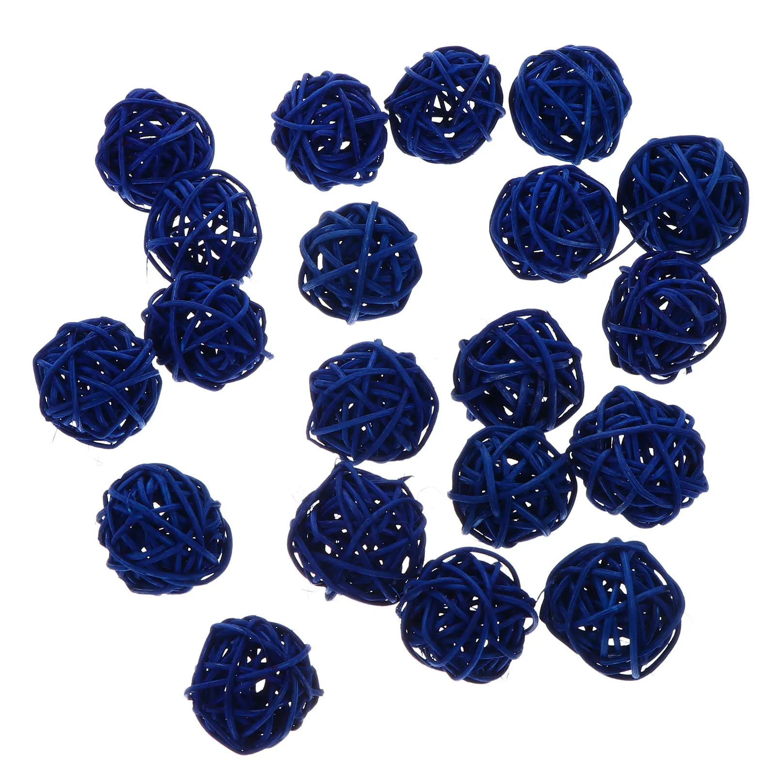 

20 Pcs Decorative Sphere DIY Hollow Balls for Home Rattan Balls For Decor Wedding Party Background Photo Gifts