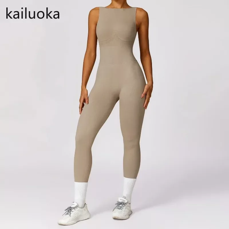 

Breathable Seamless Jumpsuits One Piece Women's Tracksuit Fitness Workout Rompers Sportswear Gym Set Workout Clothes For Women