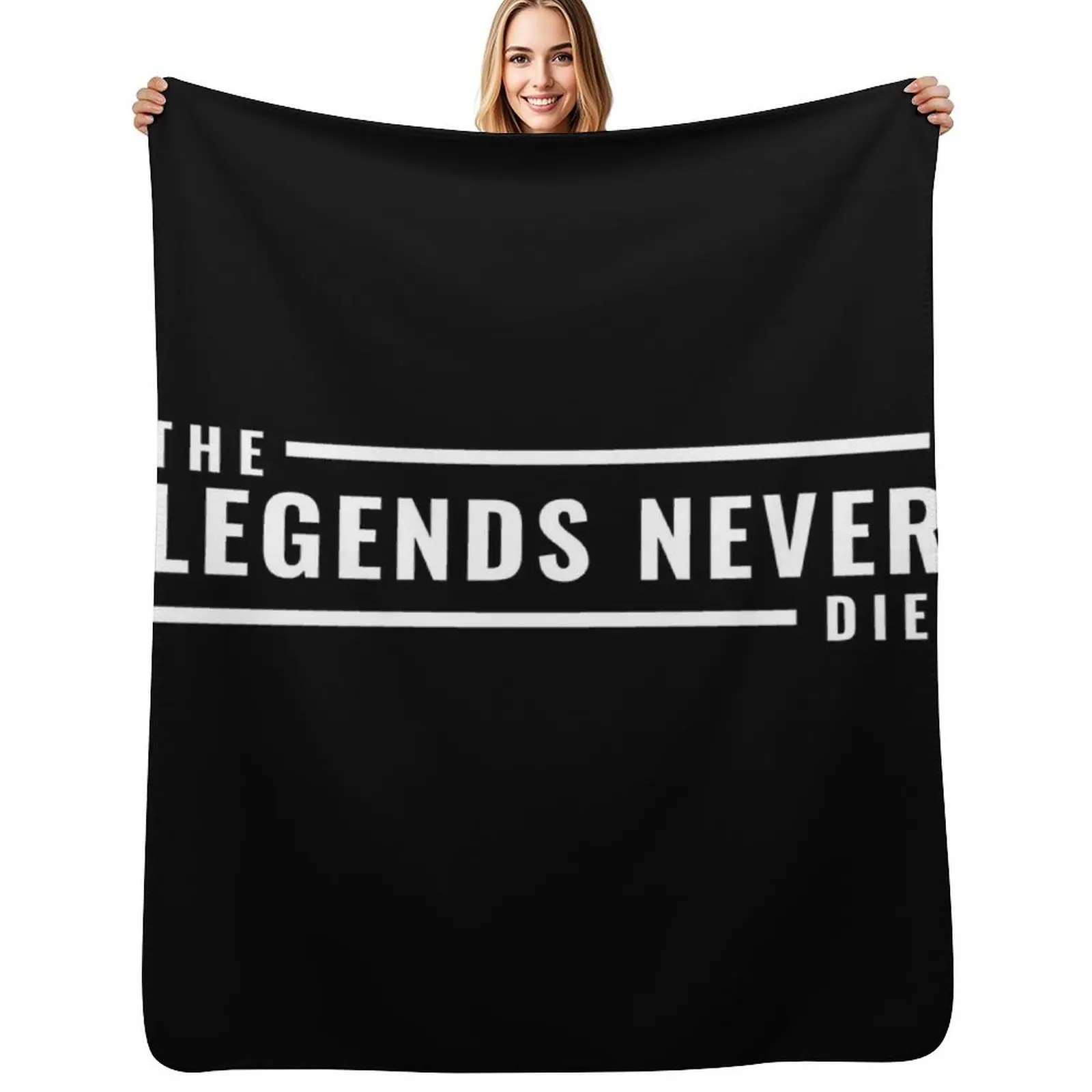 

The Legends Never Die Throw Blanket Custom Vintage Cute Blankets