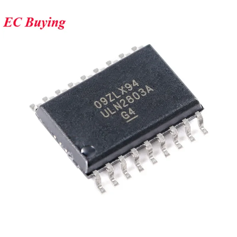 5 قطعة/1 قطعة ULN2803ADWR ULN2803 ULN2803A 2803A SOIC-18 8-قناة دارلينجتون الترانزستور صفيف رقاقة IC تحكم جديد الأصلي