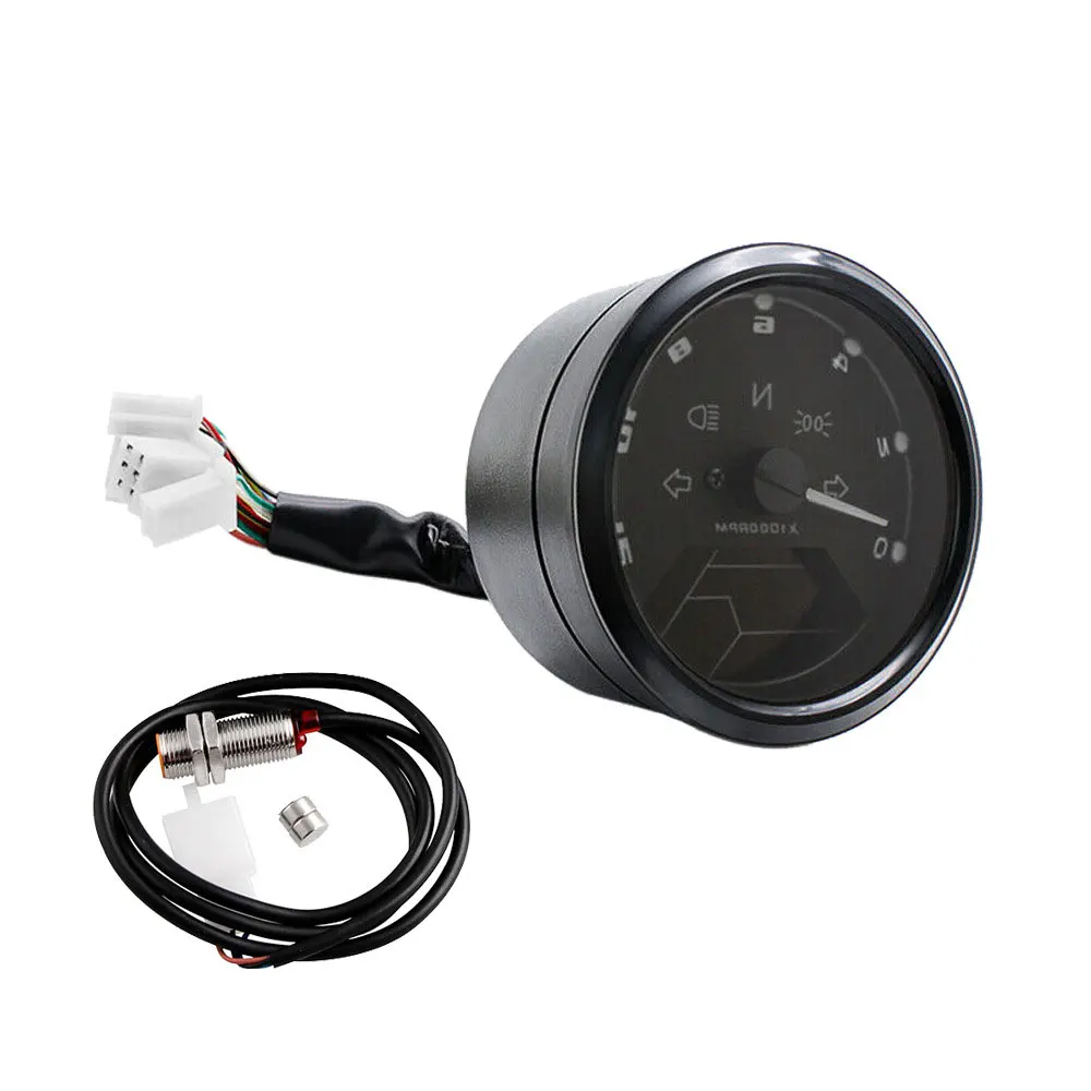 Motorcycle LCD Odometer Tachometer Speedometer LCD Fuel Gauge Motorcycle Accessories