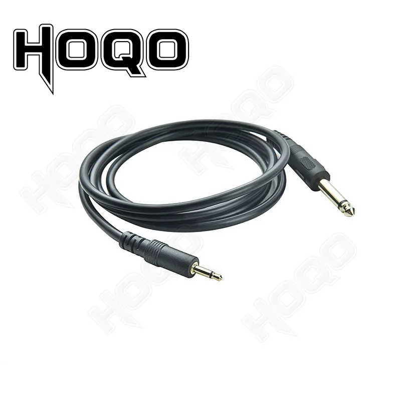 Hoqo Male to Male 3.5 mm to 6.35 mm single track Aux Cable for Mixer Amplifier Gold Plated 3.5 Jack to 6.5 Jack 1.5m Aux Cable