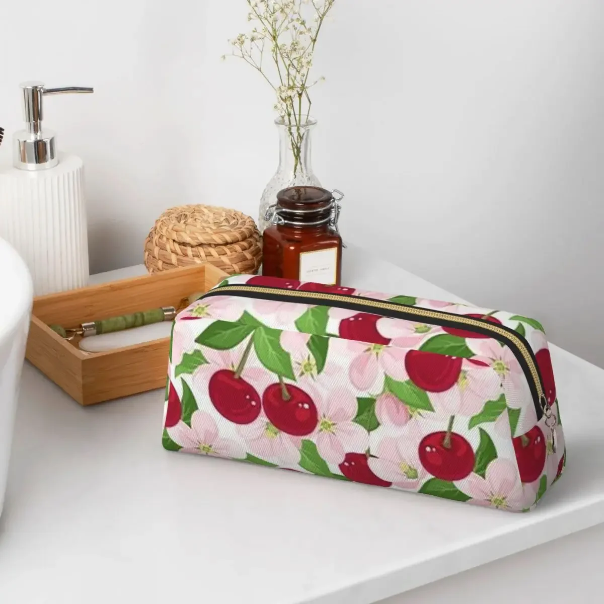 Charming Cherry 10 Pencil Cases Pencil Pouch Large Capacity Pen Box Pencil Bag for Boys Girls Gifts