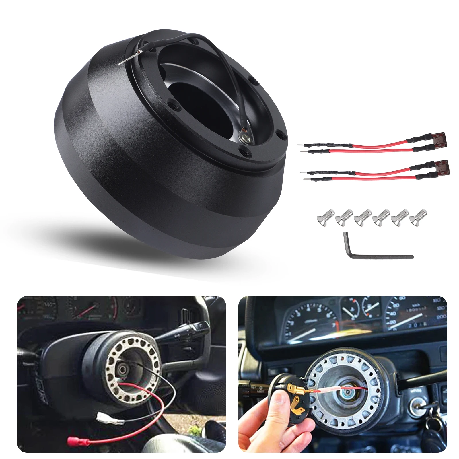 

Steering Wheel Short Hub Adapter 125H With Quick Release Bolt Kit For Scion FR-S Subaru BRZ Toyota Camry Aluminum Material