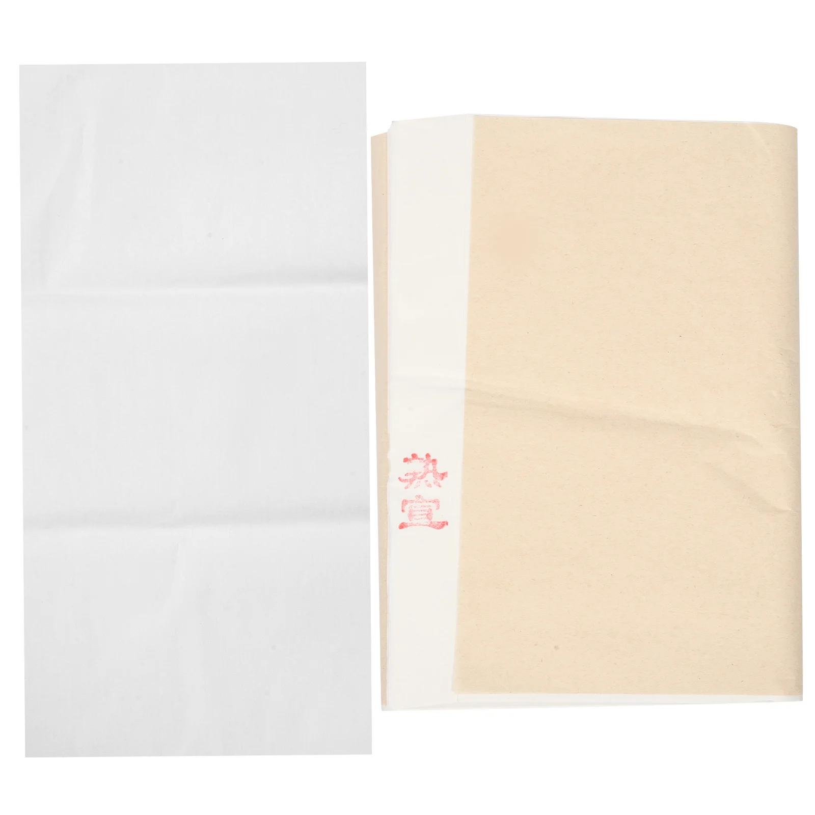 

100 Sheets Chinese Brush Ink Paper China Calligraphy Decoration Rice Practice Pad Accessory