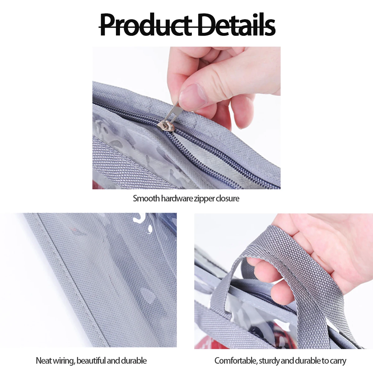 Dustproof Bag Dustproof Bag For Bags Wardrobe Hanging Storage Bag PVC Transparent Waterproof Protective Storage Hanging Bag