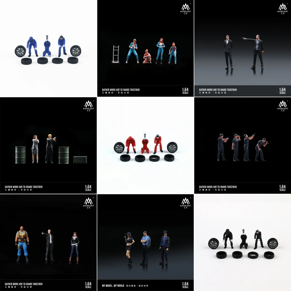 

TimeMicro+MoreArt 1:64 Resin Figure Series DIY Landscape Miniature models