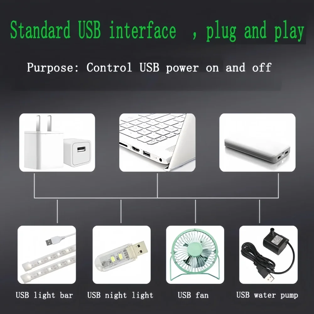 DC 5 В USB беспроводной радиочастотный пульт дистанционного управления, драйвер включения и выключения (модель указателя) для светодиодной ленты, лампы для чтения, вентилятора