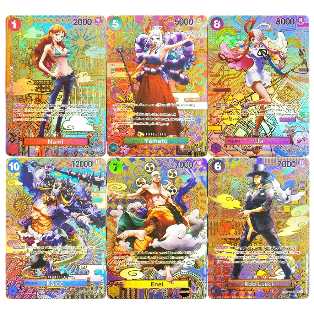 

Коллекционная карта Proxy ONE PIECE Nami Uta Kaidao Enel Yamato SP Awakening of the New Era OP05 TCG