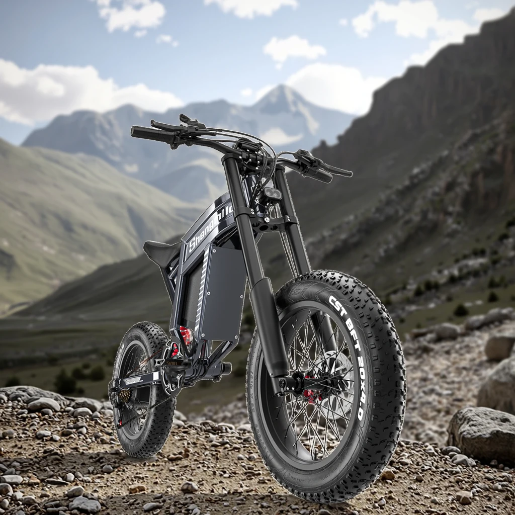 الكبار دراجة جبلية كهربائية 2100Wh 30AH بطارية 20 بوصة سبائك الألومنيوم الإطار الصحن الهيدروليكي الفرامل فرش السيارات #1