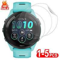 1-5PCS Soft Hydrogel Clear Protective Film For Garmin Forerunner 965 955 265S 255 245 Screen Protector Full Cover Guard