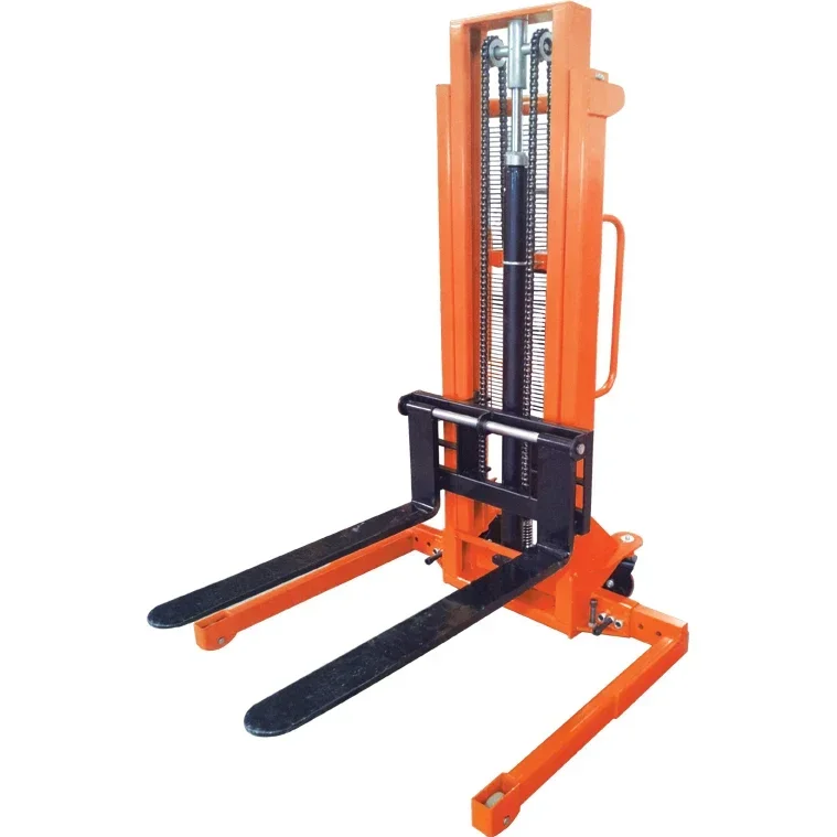 

1.5ton Wide Leg Manual Stacker 1500kg Hydraulic Hand Lift Stacker Lifting Height Hand Manual Stacker With 1.6m 3m Manual Handle