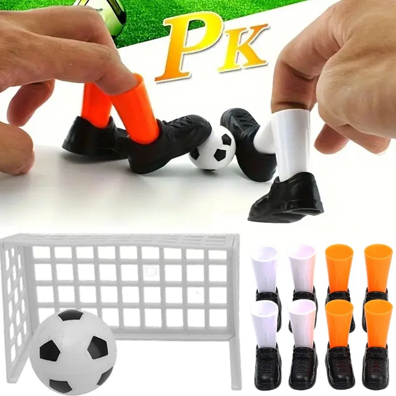 

Kids Finger Football Game Plastic Portable Indoor Outdoor Sport for Children 3+ Years Old Hand Eye Coordination Travel Game Gift