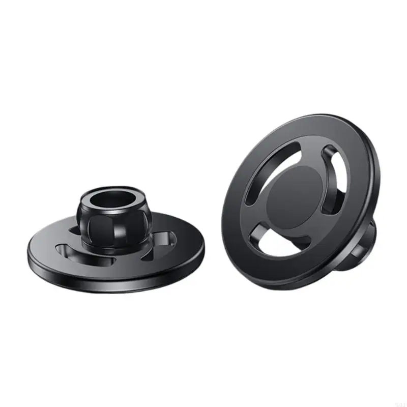 Desk Phone Holder 360 Adjustable Rotation Metal Phone Mount Single Handed Operations Anti Shake Base
