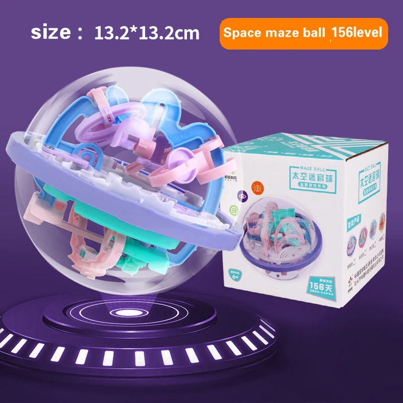 New Original Magia 3D Missão Espacial Labirinto Puzzle Ball Intelecto Bola Esfera Labirinto Globo Brinquedos Educativos Kids Kids Presentes