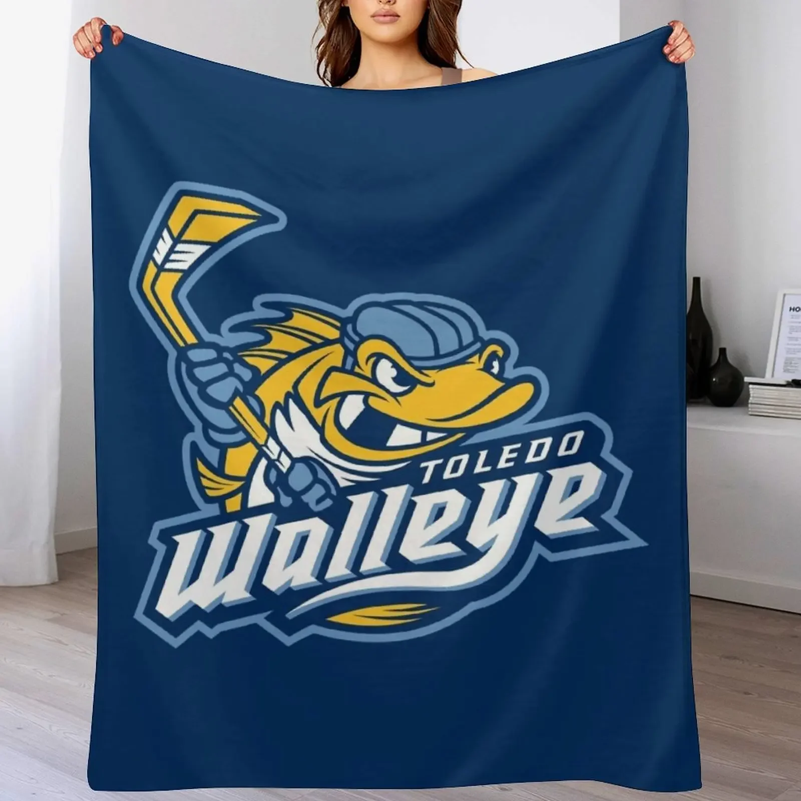 Toledo Walleye Throw Blanket Decorative Throw Furrys anime Summer Beddings Blankets