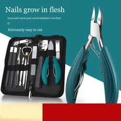 Newest Toe Nail Clippers Set Dead Skin Remove Nail Ingrown Nipper Cuticle Scissors Nail Cutter Paronychia Tool Pedicure Manicure