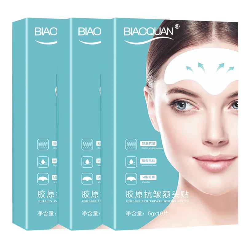 30pcs Anti-wrinkle Forehead Line Wrinkles Removal Gel Patch Firming Mask Frown Stickers Anti-aging Moisturizng Face Skin Care