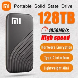 Xiaomi New Original High-speed 128TB 16TB 8TB Portable SSD 2TB Portable External Solid State Hard Drive USB3.1 Interface Mobile