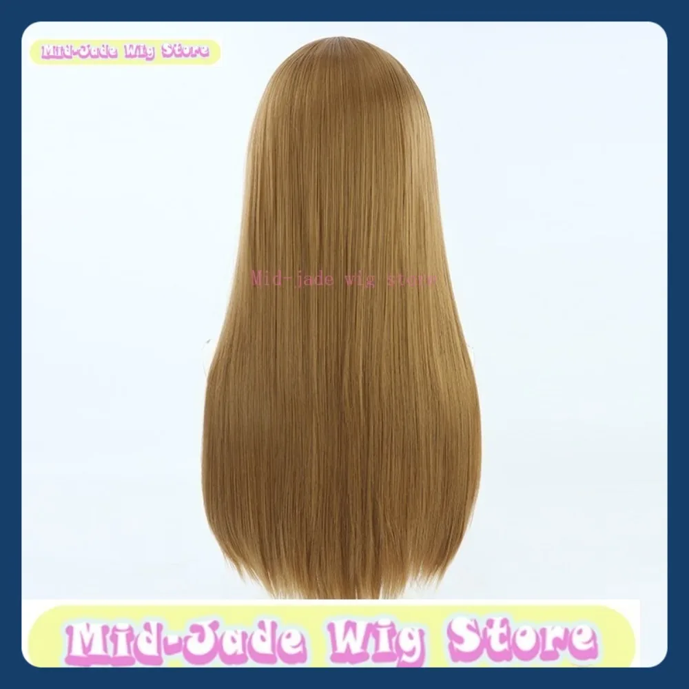 Parrucca Mid-jade Celle del negozio al lavoro Parrucca cosplay placcatura Gioco anime Giochi di ruolo Capelli sintetici Costumi per feste di Halloween Puntelli