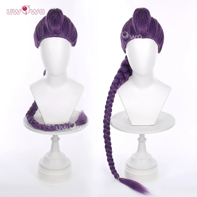 

UWOWO Rumi Wig Anime Kpop Huntrix Rumi Cosplay Wig Long Hair Purple Wig Halloween Wig