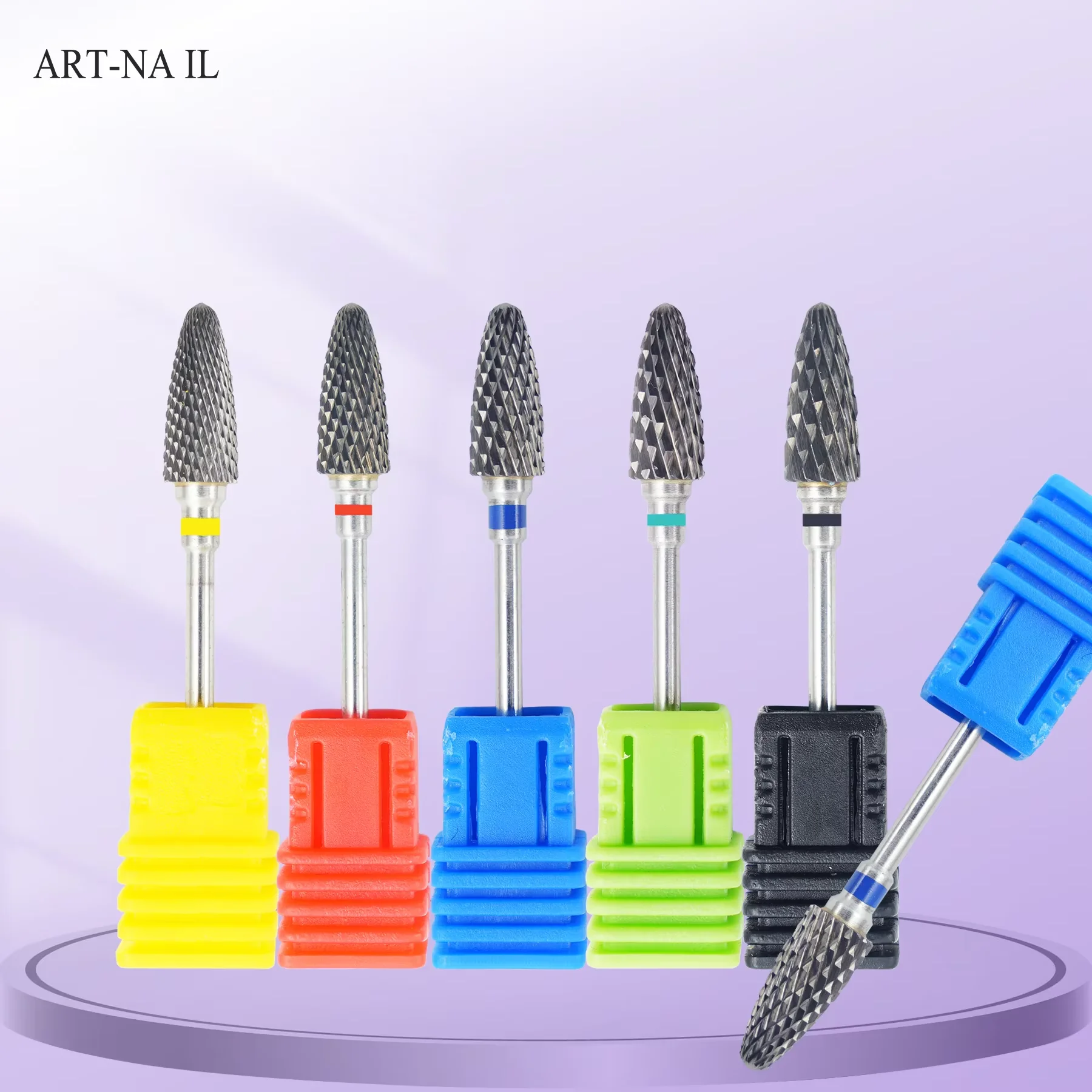 1Pcs Carbide Nail Drill Bits Cuticle Clean  Rotary Burrs Electric Nail File For Manicure Pedicure Tools