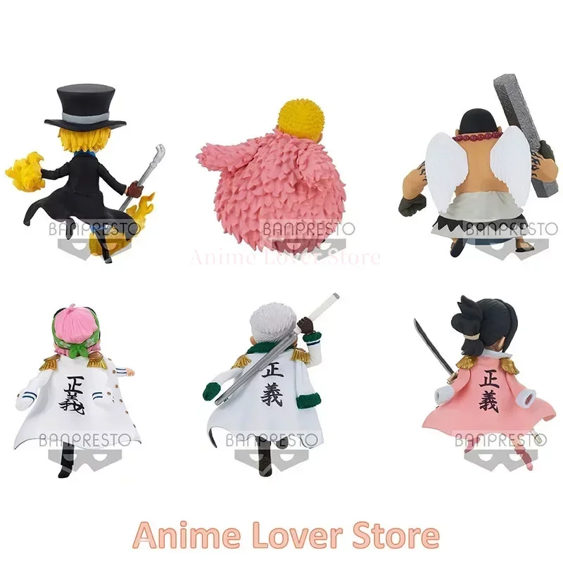 Bandai Banpresto originale un pezzo WCF WT100 VO.4 Coby Smoker Tashigi Sabo Doflamingo Urouge Anime figure giocattoli per bambini regalo