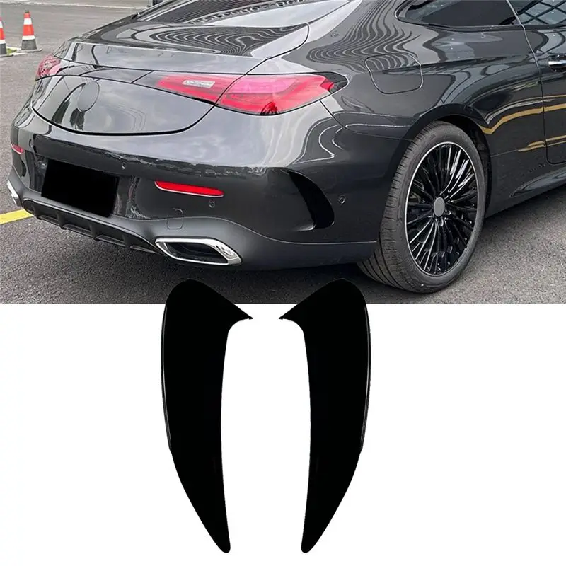 A56P-Car Rear Bumper Spoiler Side Wing Canard Trim For CLE Coupe C236 2024+ AMG